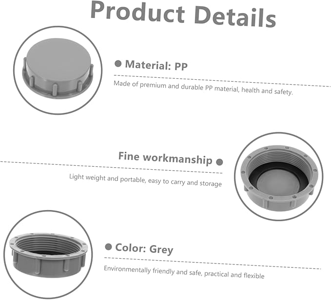 DOITOOL 12pcs Pp Drain Caps for Kitchen and Bathroom Sink Caps Inner Easy Installation Essential Household Accessory