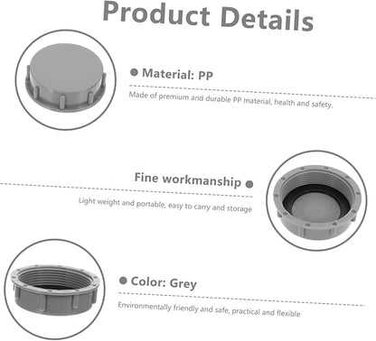 DOITOOL 12pcs Pp Drain Caps for Kitchen and Bathroom Sink Caps Inner Easy Installation Essential Household Accessory