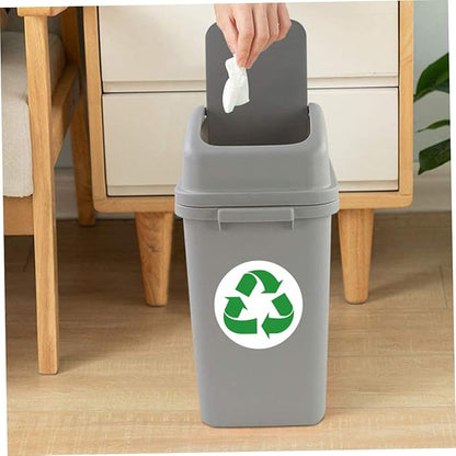 6 Sheets Self-Adhesive Garbage Classification Label Stickers for Waste Sorting Trash Can Decals for Home and Office Use Easy to Apply Waste Container Stickers