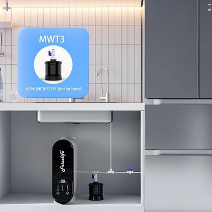 Frizzlife 600GPD Reverse Osmosis Water Filter System, NSF/ASNI 58&53&42&372 Standard, 11 Stage Tankless RO Water Filter, Under Sink Water Filtration, 2:1 Pure to Drain, Reduces TDS, BPA Free, PX600