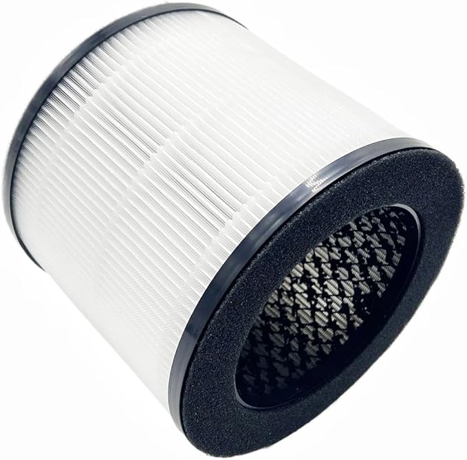 H08 Replacement Filter For Air Purifiers Compatible with Himox H08 H08P Air Purifiers, H13 4-Stage Filtration Activated carbon Air Clean Dust VOCs Odor PM2.5,2-Pack