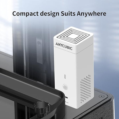 ANYCUBIC Mini Purifier 3D Printer Accessories, Lightweight Ultra Quiet Purifier with High Density Activated Carbon Filter for LCD DLP 3D Printers (Pack of 2)