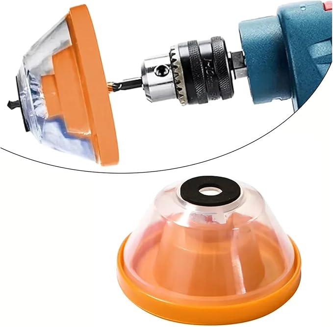20-Piece Set Of Electric Drill Dust Covers, Protection Devices, Filters, Vacuum Cleaners, Household, Power Tools(Orange)