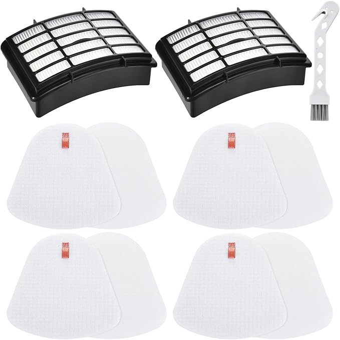 2 Hepa +4 Foam & Felt Filters Replacement for Shark Navigator Lift-Away Vacuum NV350, NV351, NV352, NV355, NV356E, NV357, NV360, NV370, NV391, UV440, UV490, UV540, UV550, Part XFF350 XHF350