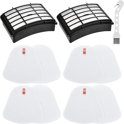2 Hepa +4 Foam & Felt Filters Replacement for Shark Navigator Lift-Away Vacuum NV350, NV351, NV352, NV355, NV356E, NV357, NV360, NV370, NV391, UV440, UV490, UV540, UV550, Part XFF350 XHF350