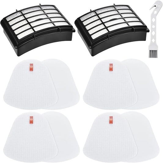 2 Hepa +4 Foam & Felt Filters Replacement for Shark Navigator Lift-Away Vacuum NV350, NV351, NV352, NV355, NV356E, NV357, NV360, NV370, NV391, UV440, UV490, UV540, UV550, Part XFF350 XHF350