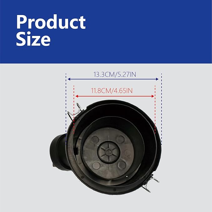 11011-7058 Air Filter Cover Cap Fit for Kawasaki FX481V FX541V FX600V Outer Dia 5.27", Cover Dia 4.65"