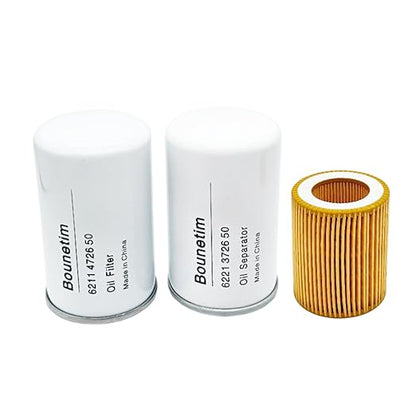 2200902301 Filter Kit Compatible with Atlas Copco, Quincy Chicago Pneumatic Air Compressor Replacement Part, Replace 2200-9023-01, QGS, QRS