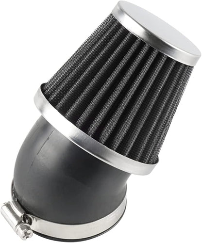 Evermotor Motorcycle Air Filter, 48mm 49mm 50mm Carb Filter for 50cc 70cc 90cc 110cc 125cc 150cc Scooter, Quad Bike