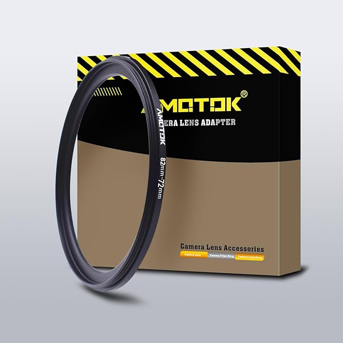 82mm Lens to 72mm Camera Lens Adapter,82mm to 72mm Filter Step-Down Ring Adapter Ring,Compatible All 72mm Filter Accessory