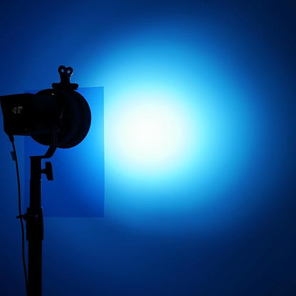Lystaii 9pcs Gel Light Filter Color Correction Colored Overlays Transparent Color Film Lighting Gel Filter Plastic Sheets Correction 11.7 by 8.3 Inches for Film Video, Photo, Stage (Dark Blue)