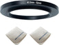 40.5mm Lens to 52mm Camera Lens Adapter 40.5mm to 52mm Step Up Ring Adapter Ring for All Brands of UV ND CPL, with Premium Lens Wiping Cloth 2 Pack (40.5mm-52mm)