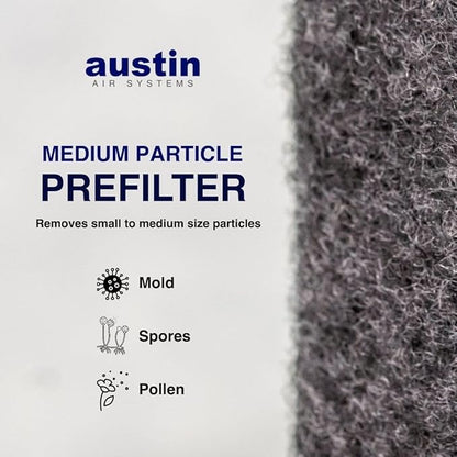 Austin Air Bedroom Machine 5 Stage Replacement Filter, White – Zeolite with HEGA cloth, Air Filters for Home, and Carbon Filter Replacement for Superior Air Quality, Model FR402
