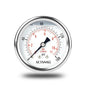2-1/2" Dial Size, 0-160 Psi Pressure Gauge, Glycerin Liquid Filled, 1/4" NPT Back Mount, Stainless Steel Case, for Air Compressor, Well Pump, Water, RV, Tire, CO2, Pipe, Gas, Pressure Test