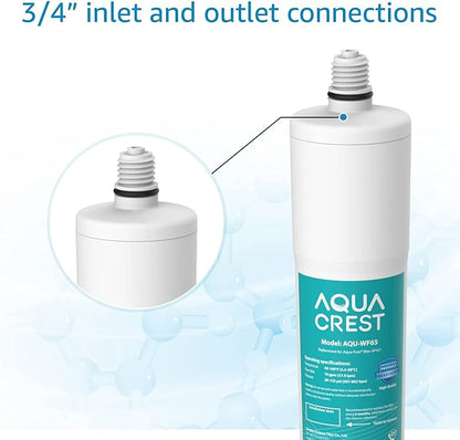 AQUACREST AP431 Replacement Cartridge for Aqua-Pure AP430SS, Whole House Water Scale Inhibition System, Helps Prevent Scale Build Up On Hot Water Heaters and Boilers, Pack of 3