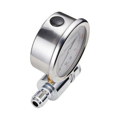 Pressure Washer Gauge, 6000 PSI, 3/8 Inch Quick Connect, Pressure Gauge for Power Washer