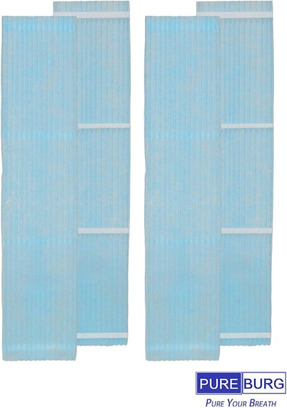 PUREBURG 4-Pack MAC-415FT-E Replacement Filter Compatible with Mitsubishi MS-A09WA-1 MS-A12WA-1 MFZ-KA Air Conditioner, No Frames,Mini Split Indoor Unit,Wall Mounted,Floor Standing