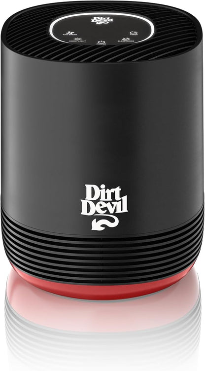 Dirt Devil Air Purifier, Powerful HEPA Filter with 360 Degree Air Intake, Neutralize Odor, Captures 99.97% of Particles, Dust, Pollen, Pet Dander and Smoke, Air Purifiers for Home