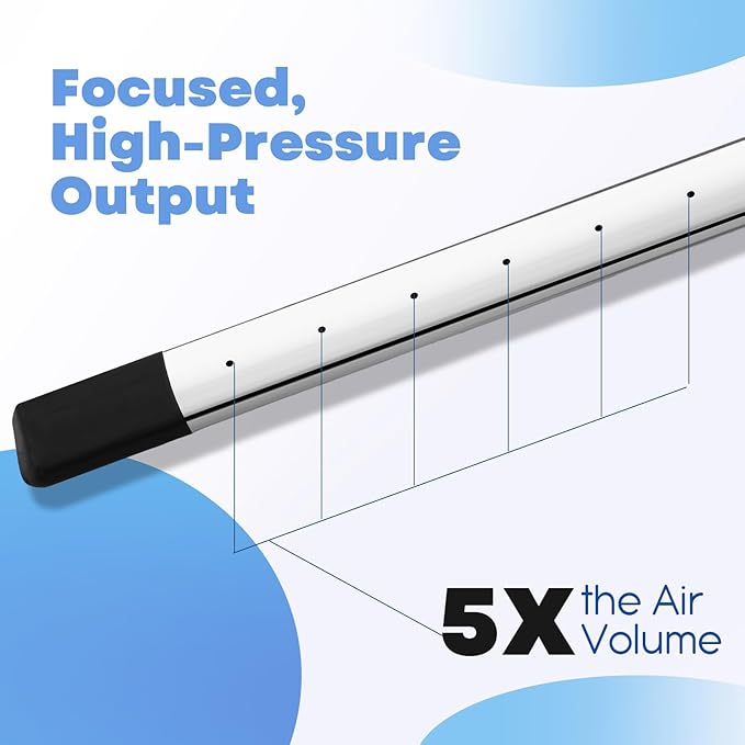 32" Air Filter, Radiator Cleaning Wand for High Efficiency Cooling Systems and Radiators, Water Air Cleaning Wands for Blow out Wash out Kit, Home Car Truck Power Washer Wand