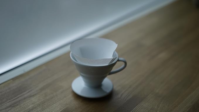 Hario V60 Paper Coffee Filter, Size 02, White, 40ct Box