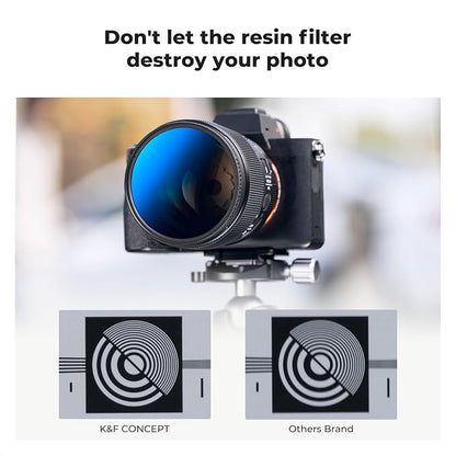 K&F Concept 77mm UV/CPL/ND Lens Filter Kit (3 Pieces)-18 Multi-Layer Coatings, UV Filter + Polarizer Filter + Neutral Density Filter (ND4) + Cleaning Cloth+ Filter Pouch for Camera Lens (K-Series)