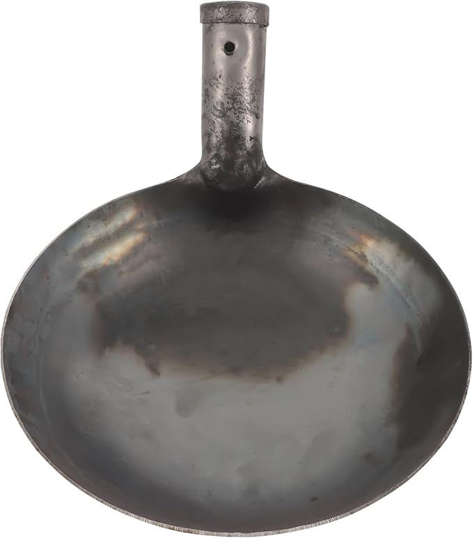SUPVOX Drain Metal Dung Scoop Edging Shovel Large Spoon for Cleaning Construction Sites