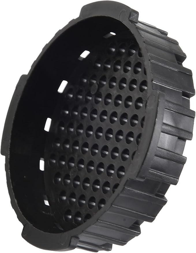 Replacement Filter Cap Compatible for Aeropress Coffee and Espresso Maker, Black Plastic, 7.4 x 1.5 cm