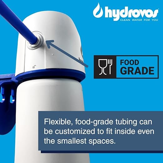 DWSS Under Sink Water Filter for RV, NSF 53 Certified Removes Microplastics, Reduces Cysts, Chlorine, Under Counter Water Filtration System for Kitchen, Bathroom