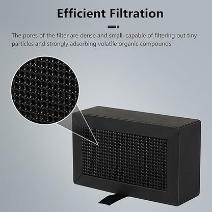 2PCS 3D Printer Activated Carbon Air Filter Cartridge For Bambu Lab X1C/P1P/P1S/X1/X1E, Air Purifier Filter Replacement Easy to Install 3D Printer Accessories Ultra-Absorption for 3D Printing Filament