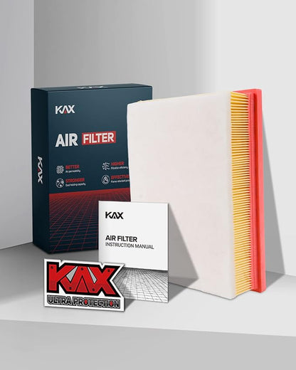 KAX Engine Air Filter, CA11480 Replacement for Ford Fusion 2013-2020, Edge 2015-2024, GT 2017-2022, Lincoln MKZ 2013-2020, Nautilus 2019-2023, MKX 2016-2018, Continental 2017-2020