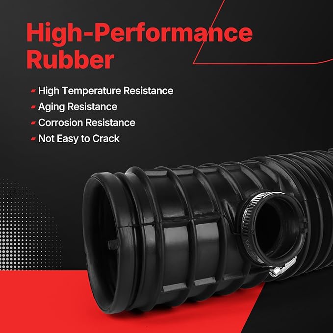 17228-RYP-A00 Air Intake Hose Tube with Clamps for 2006 2007 2008 Honda Pilot 3.5L