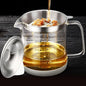 1L/35oz Glass Bacon Grease Container with Strainer, Cooking Oil Storage Can with Fine Mesh Filter and Scale, Lid and Easy-Grip Handle,Fat Separator for Storing Fats, Frying Oil and Cooking Grease