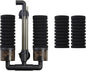 AQUANEAT Air Driven Sponge Filter, Quiet Aquarium Filter with Ceramic Media Balls, for Betta Fry Shrimp Tank, with 2 Spare Sponges