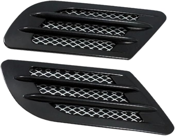 Universal Car Hood Scoop Air Intake Vent Cover Compatible With Golf 4 5 6 7 Compatible For Mazda CX5 Compatible For BMW F10 F30 E90(Black)