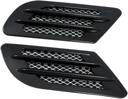 Universal Car Hood Scoop Air Intake Vent Cover Compatible With Golf 4 5 6 7 Compatible For Mazda CX5 Compatible For BMW F10 F30 E90(Black)