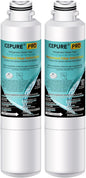 ICEPURE PRO DA29-00020B NSF401&473&53 Samsung Refrigerator Water Filter, Replacement for DA29-00020B-1, DA29-00020A/B, HAF-CIN/EXP, RF25HMEDBSR, RF28HMEDBSR, RS25J500DSR, More Models, 2PACK