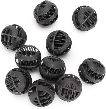 30 Pack Biofiltration Filter Balls, Removes and Nitrites, Reusable Plastic, for Freshwater and Seawater Aquariums