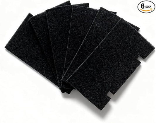 6-Pack RV A/C Replacement Air Filter - 14"x7.5" Washable & Reusable 50PPI Foam Material for Dometic & Duo Therm RV Air Conditioner Units