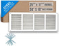 Fits 24x10 Duct Opening | Steel Return Air Grille by Handua | Vent Cover Grill for Sidewall and Ceiling | White | HVAC Cold Air Intake Grille | Outer Dimensions: 25.75"W X 11.75"