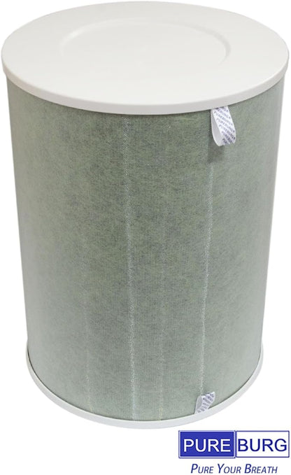 PUREBURG Replacement Filter Compatible with Grovpure Aspen Air Purifier,H13 HEPA 3-Stage Filtration Activated Carbon Air Clean