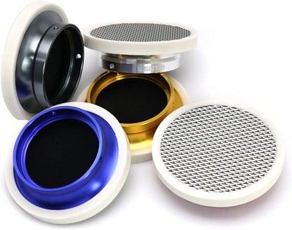 Carburetor Velocity Stack Air Filter Cleaner 55mm Modified Alloy with Sponge Filter Steel Mesh for PWK32-34mm Shortest Fast Intake Suggest Small Displacement (Titan New,55mm)