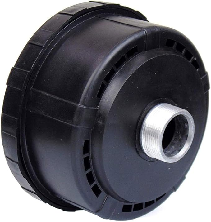 1"BSP 33mm Air Compressor Silencer Filter, Metal Intake Filter Sound Muffler for Air Compressor