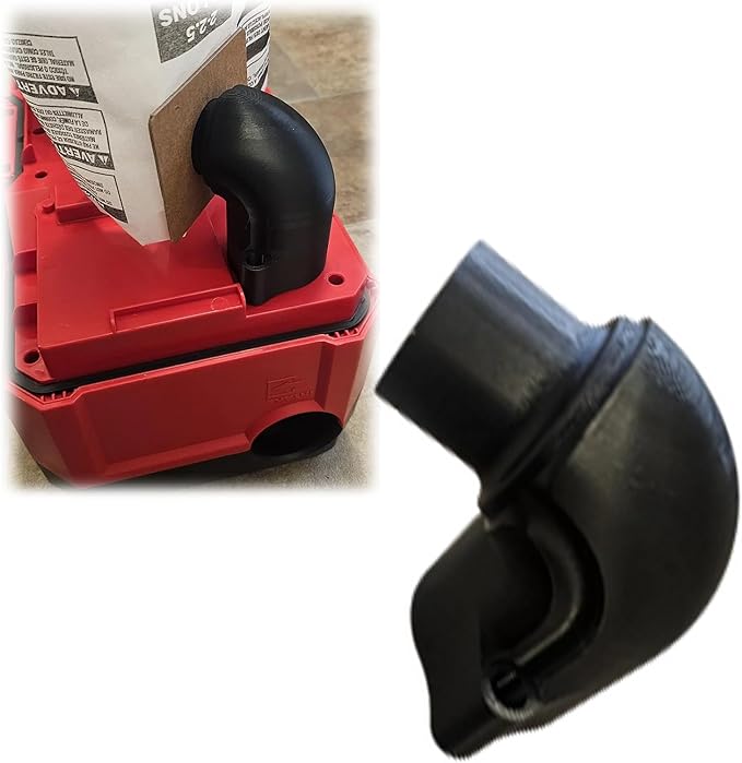 Vacuum Bag Filter Attachment Compatible with Milwaukee M18 2Gal (0880-20) - Enhance Filtration & Capture Dust/Debris (Balck)