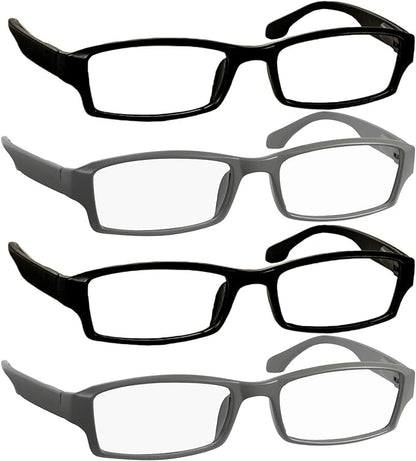 TruVision Readers Reading Glasses, Comfort Spring Hinges for Men and Women, 9501HP
