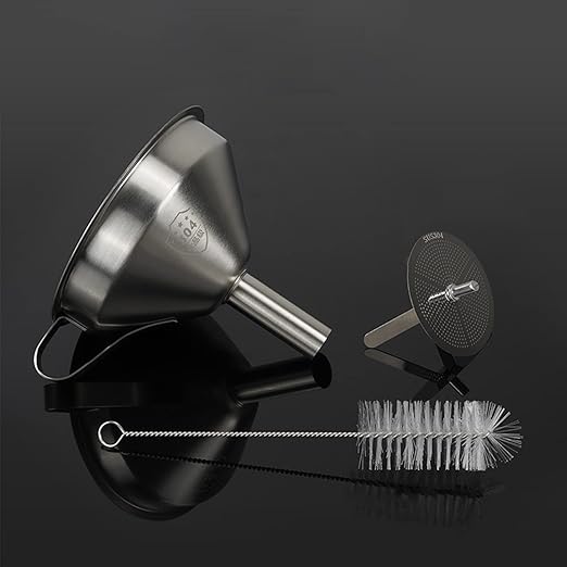Stainless-Steel Funnel Resin Filter Cup for SLA/DLP/LCD 3D-Printer UV Double-Strainer Filter 3D-Printing Funnel Filter Strainer Resin