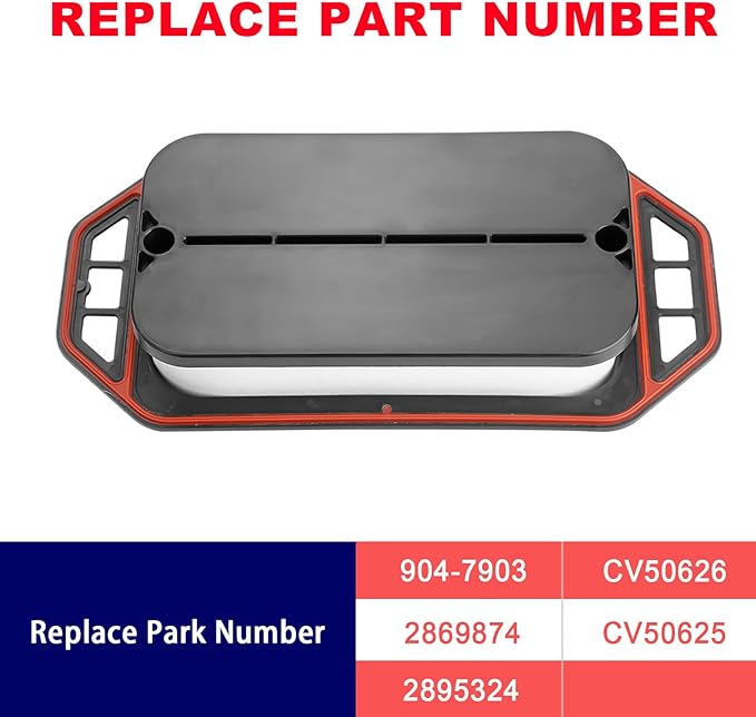 904-7903 Crankcase Ventilation Filter Compatible with Select Freightliner Peterbilt Kenworth Models Replaces# CV50626