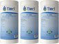 Tier1 5 Micron 10 x 4.5 Water Filter | Spun Wound Polypropylene Whole House Water Filter Cartridge | Replacement for Pentek DGD-5005, WDGD-5005, 155357-43 | 4.5 x 10 Water Filter (3-Pack)