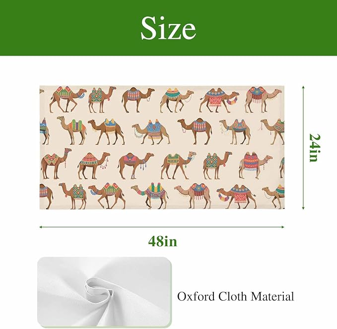 Fluorescent Light Covers for Ceiling Lights Desert Camel Magnetic Light Filters 3 Pack 4x2 ft Vintage Southwest Date Trees Ceiling Lights Cover for Classroom Office School Home Drop Lamp Decor