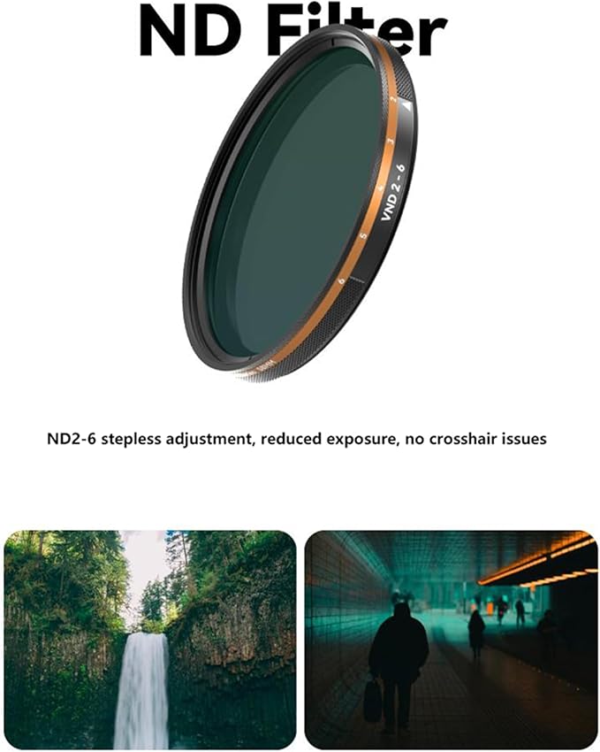 Fotorgear Camera Lens Filter,67mm Clip On Filters Professional Photography for Camera Lens, 67mm Universal Phone Polarizer Filter CPL ND Black Mist Gold Streak for iPhone Xiaomi Huawei (Black Mist)