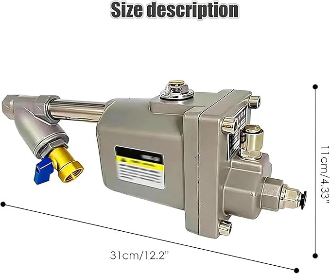 Zero Air Loss Automatic Drain Valve, 1/2" Npt Auto Drain Valve For Air Compressor, No Electricity Required, Mechanical Float Condensate Drain With Pre-Filter For Air Tanks Filters Dryers (gray)